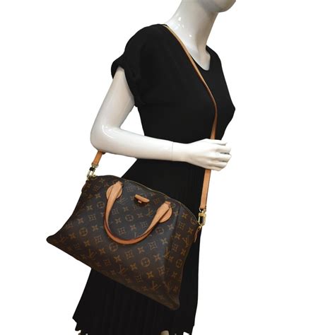 Louis vuitton Rivoli PM Monogram Canvas Shoulder Bag Brown